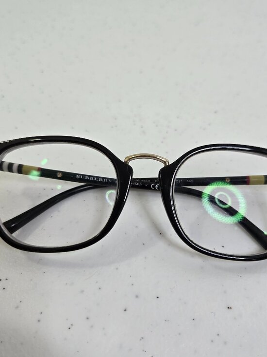 Burberry BE2269 Eyeglasses Glasses Nova Check Plaid Black 3001 52 21 140 Italy